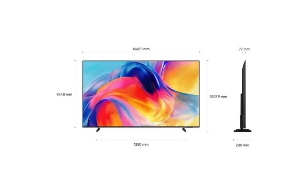 SAMSUNG Téléviseur UHD 4K SA TU75M74HAUXXC
